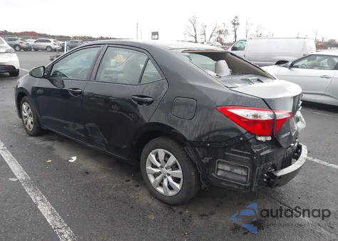 2016 Toyota Corolla Le из США, поврежденный, VIN 2T1BURHE2GC629471